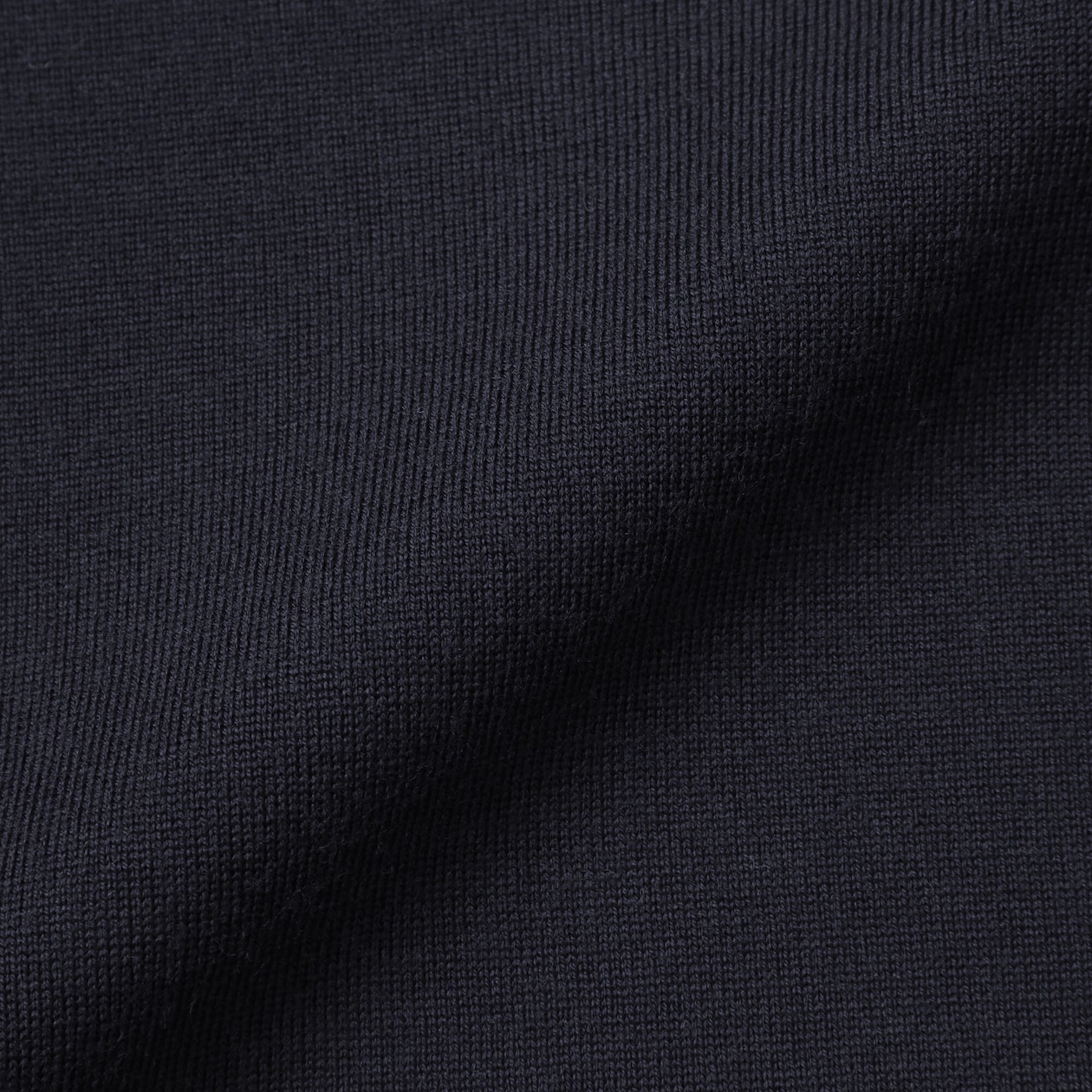 紳士　洗えるウールハイゲージクルーネックセーター