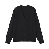 紳士　洗えるウールハイゲージＶネックカーディガン