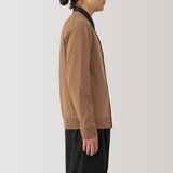 紳士　洗えるウールハイゲージＶネックカーディガン