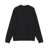 紳士　洗えるウールハイゲージＶネックカーディガン