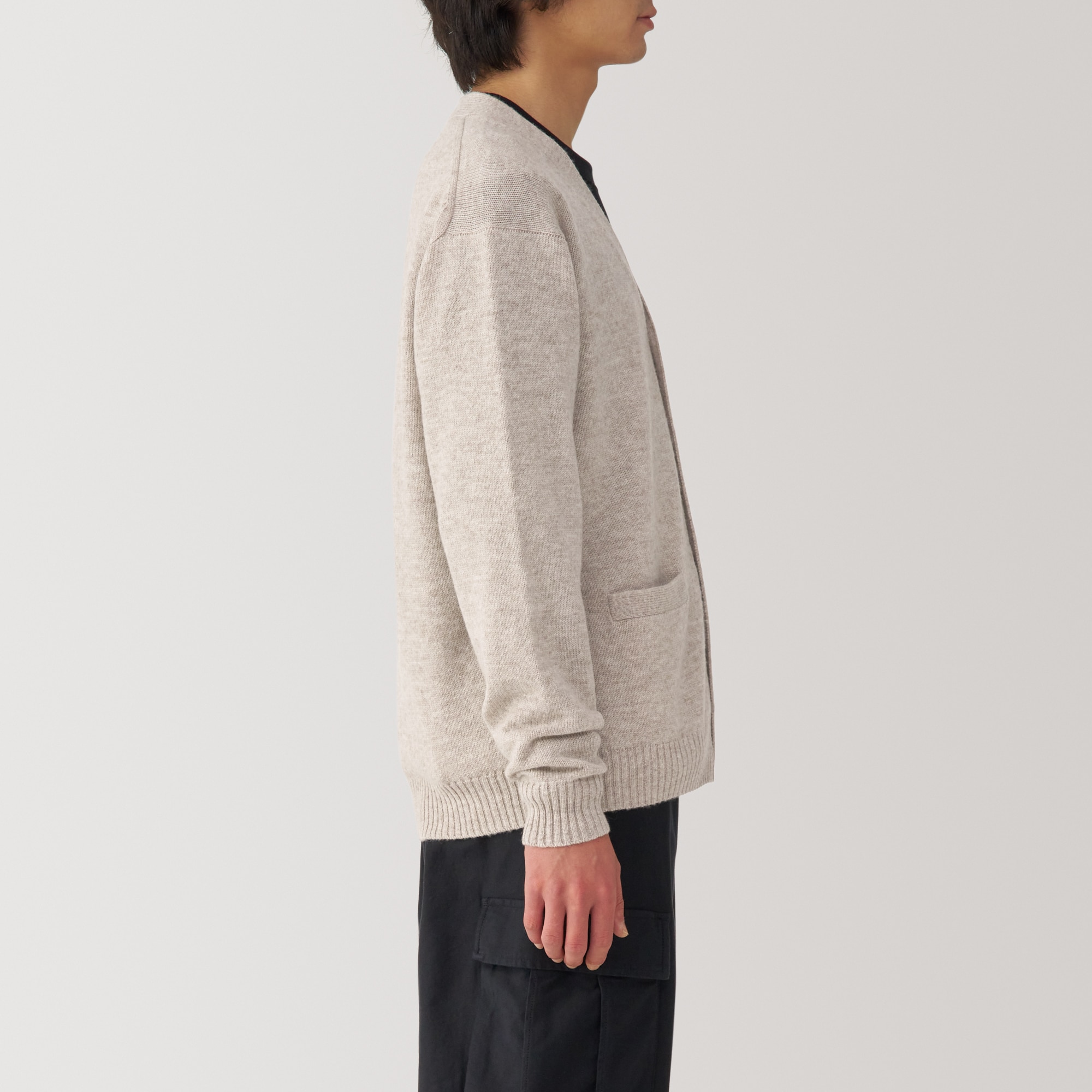 TIME SALE】チェック柄Vネックニットカーディガン 49AV.junko