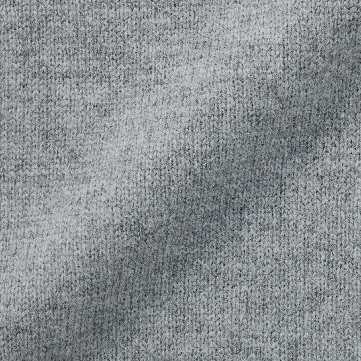 紳士　洗えるウールミドルゲージクルーネックセーター