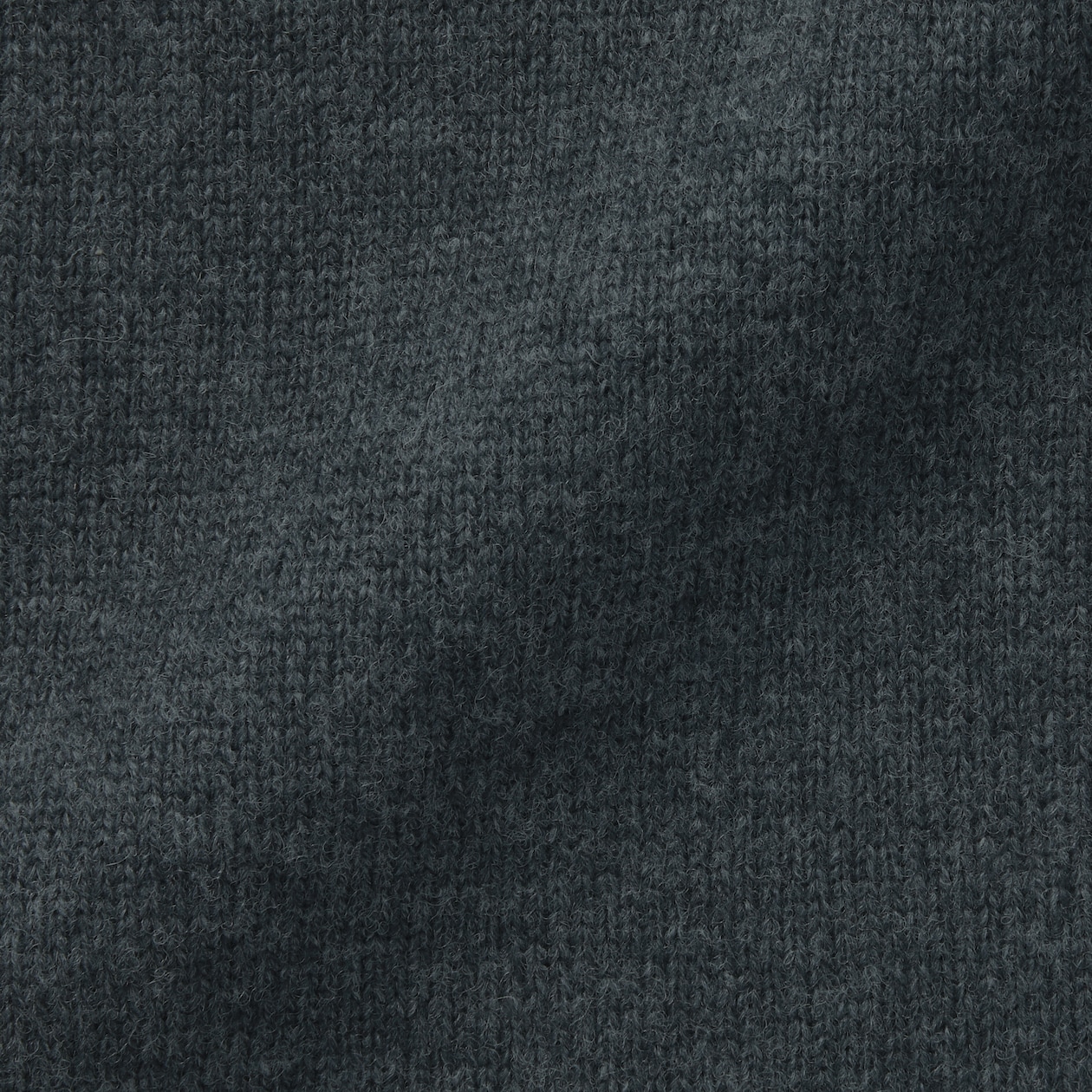 紳士　洗えるウールミドルゲージクルーネックセーター