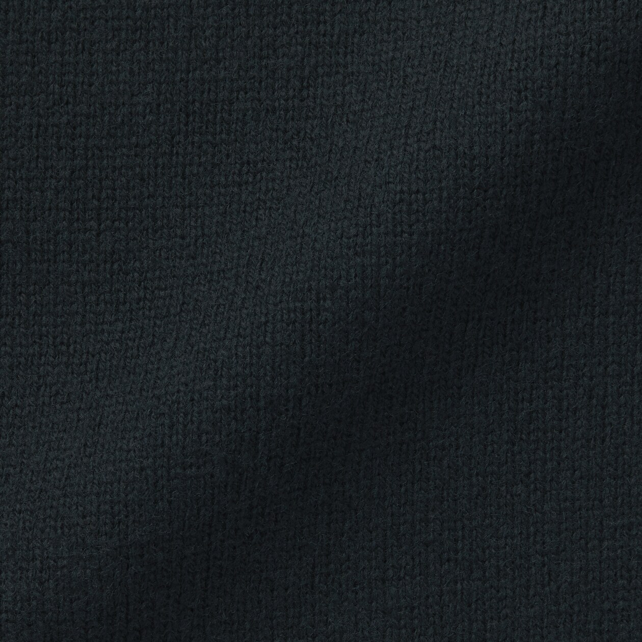 紳士　洗えるウールミドルゲージクルーネックセーター