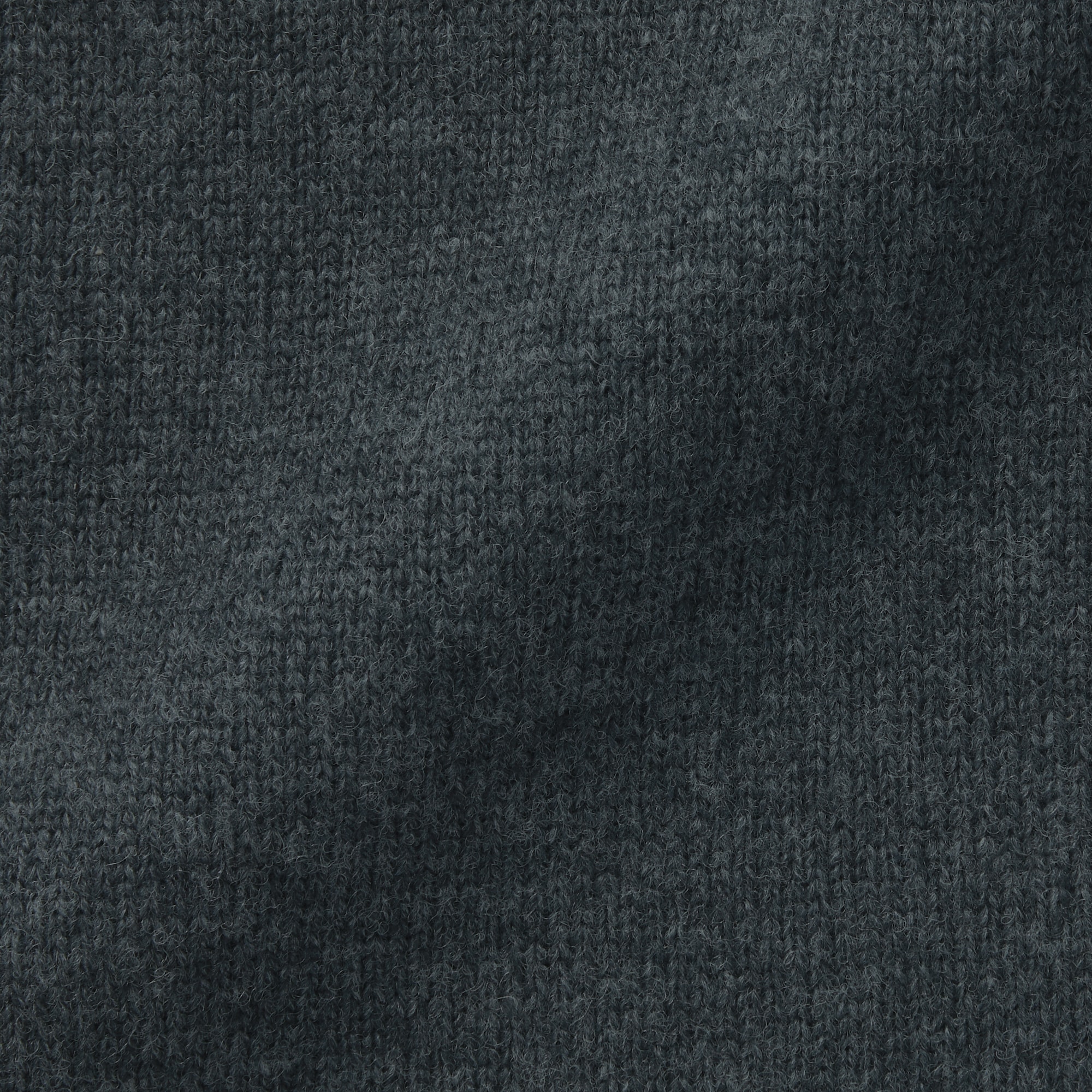 紳士　洗えるウールミドルゲージクルーネックセーター