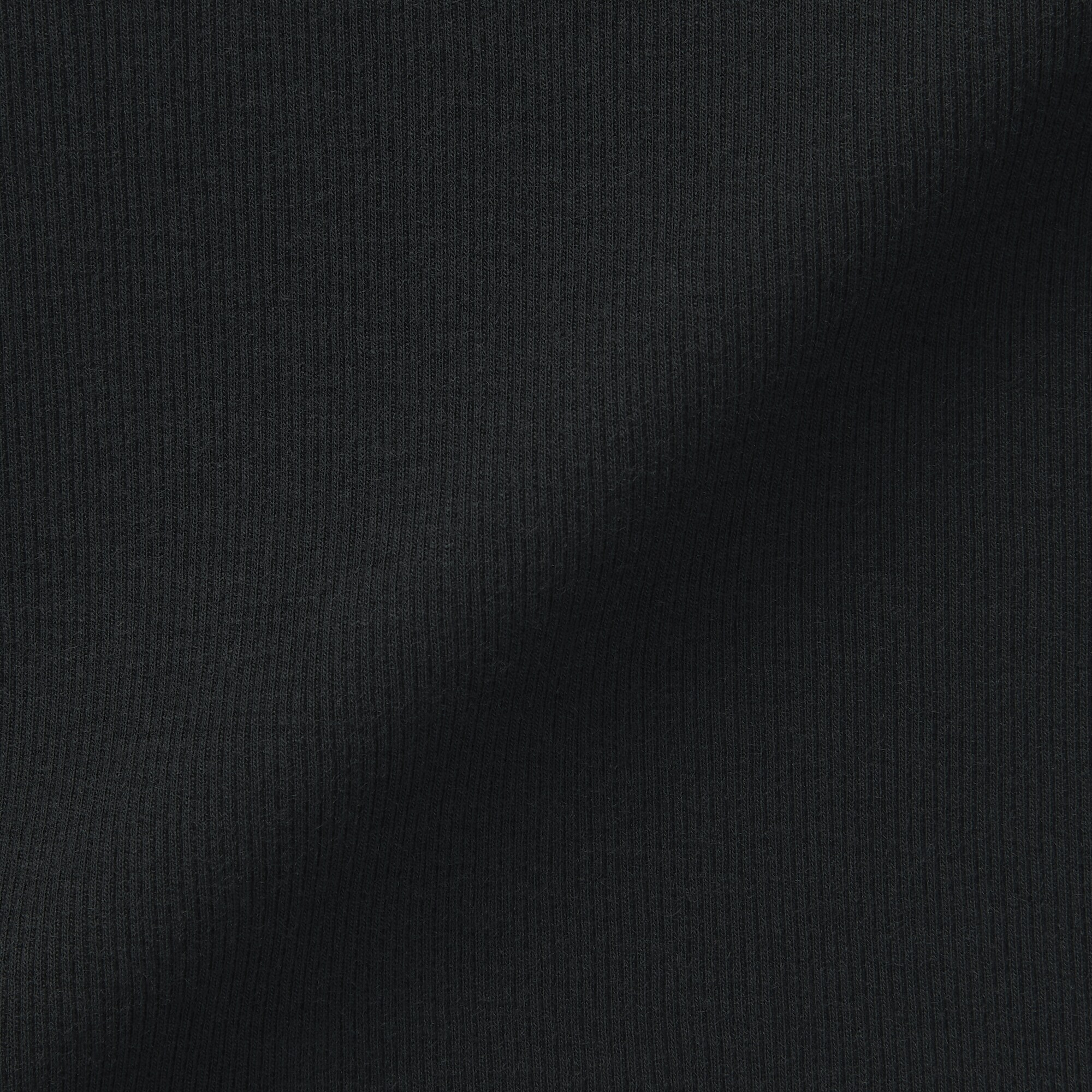 婦人　大豆繊維を使ったリブ編みタートルネック長袖Ｔシャツ