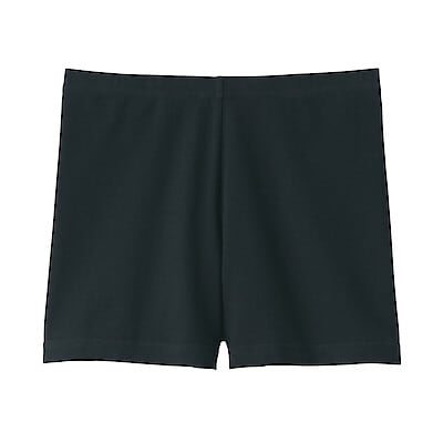 婦人　ストレッチ天竺編み　スカートの下に履く　オーバーパンツ（一分丈レギンス）