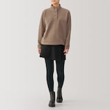 婦人　足なり直角　かかとに合う　リブ編みタイツ