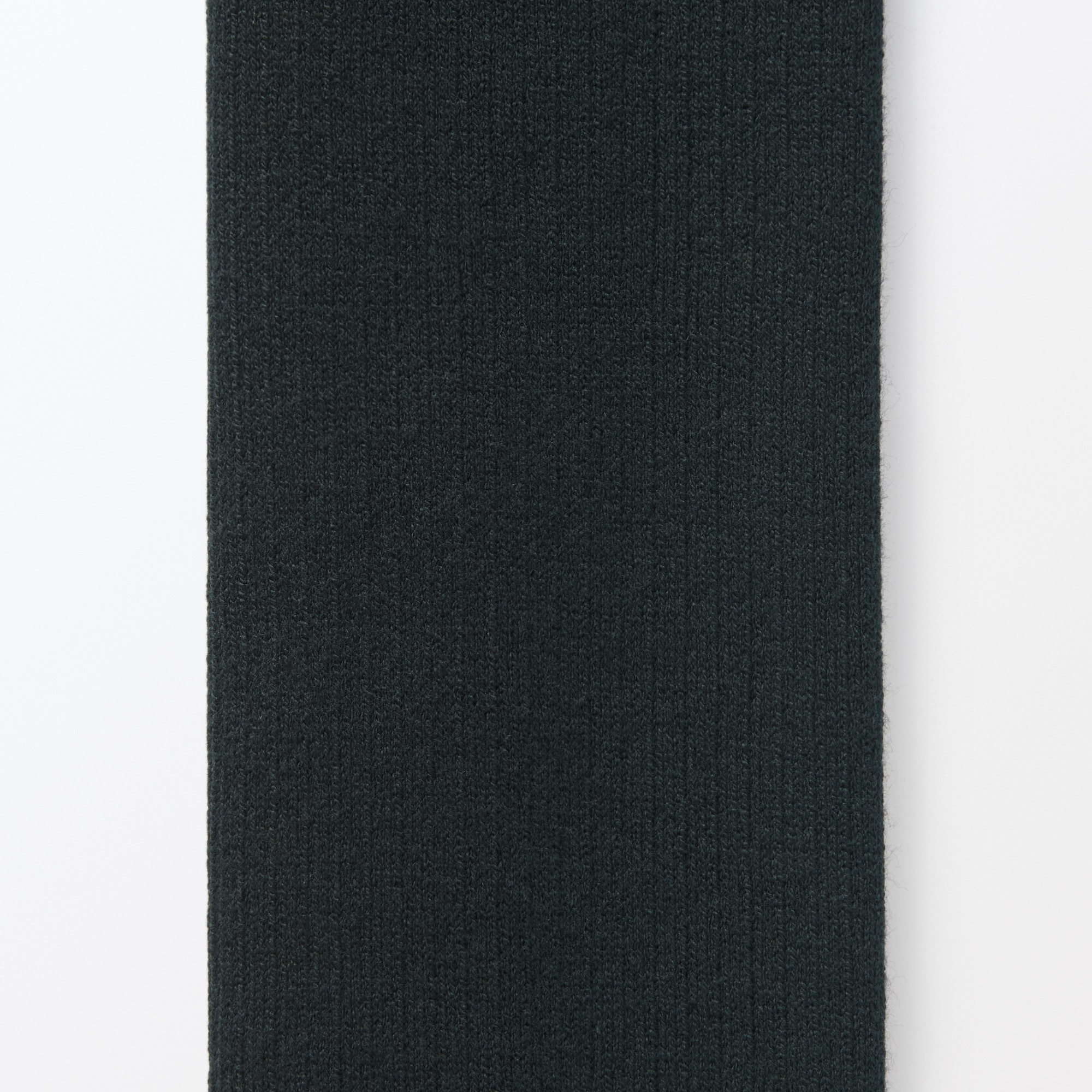 婦人　足なり直角　かかとに合う　リブ編みタイツ