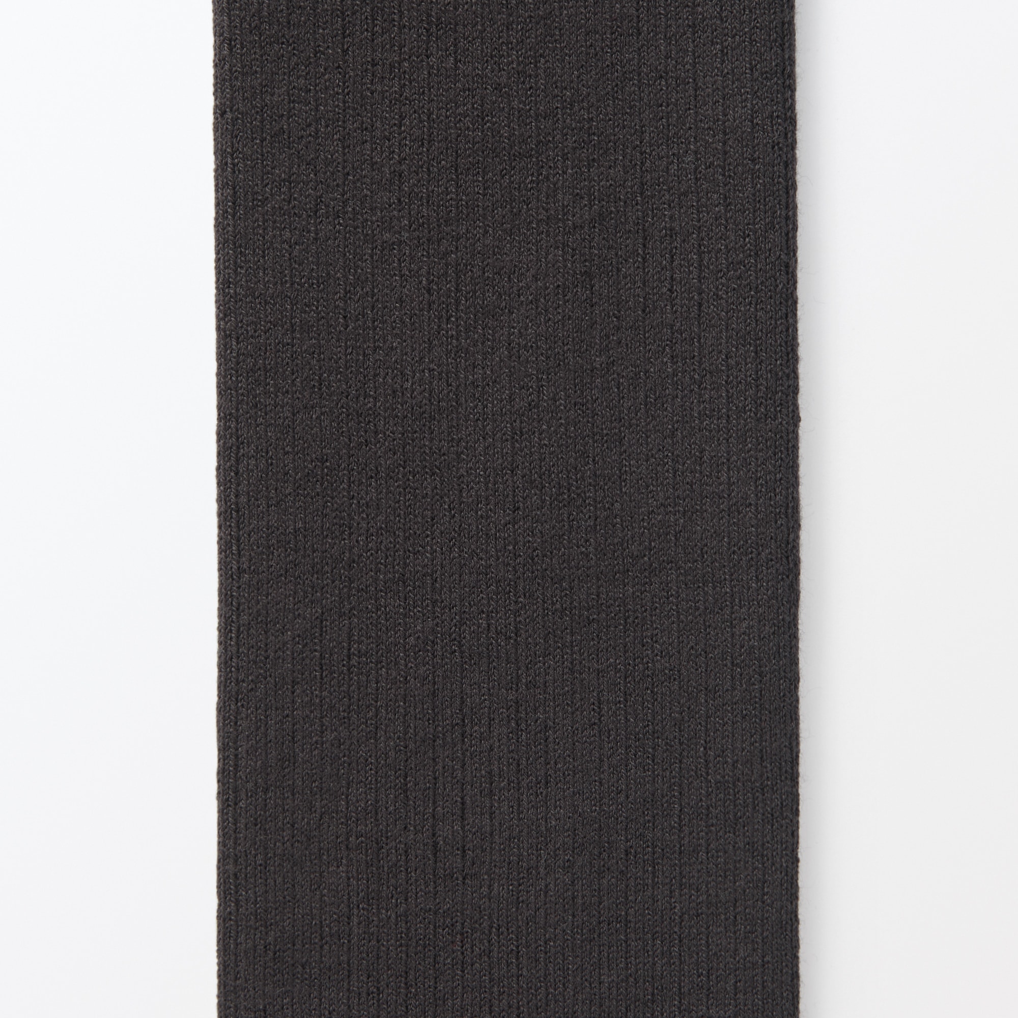 婦人　足なり直角　かかとに合う　リブ編みタイツ