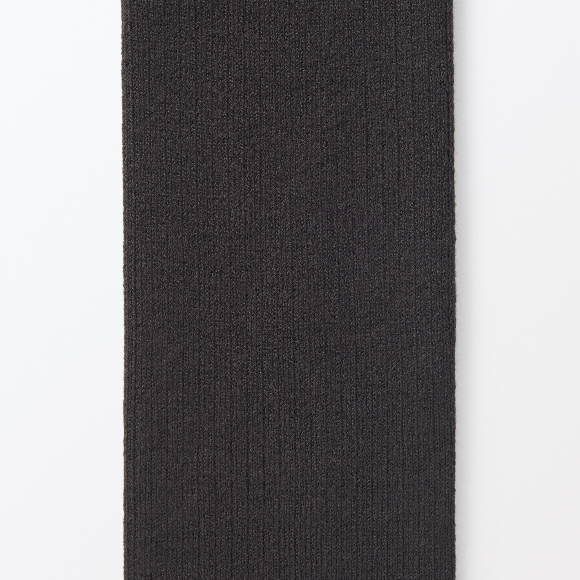 婦人　足なり直角　かかとに合う　リブ編みタイツ