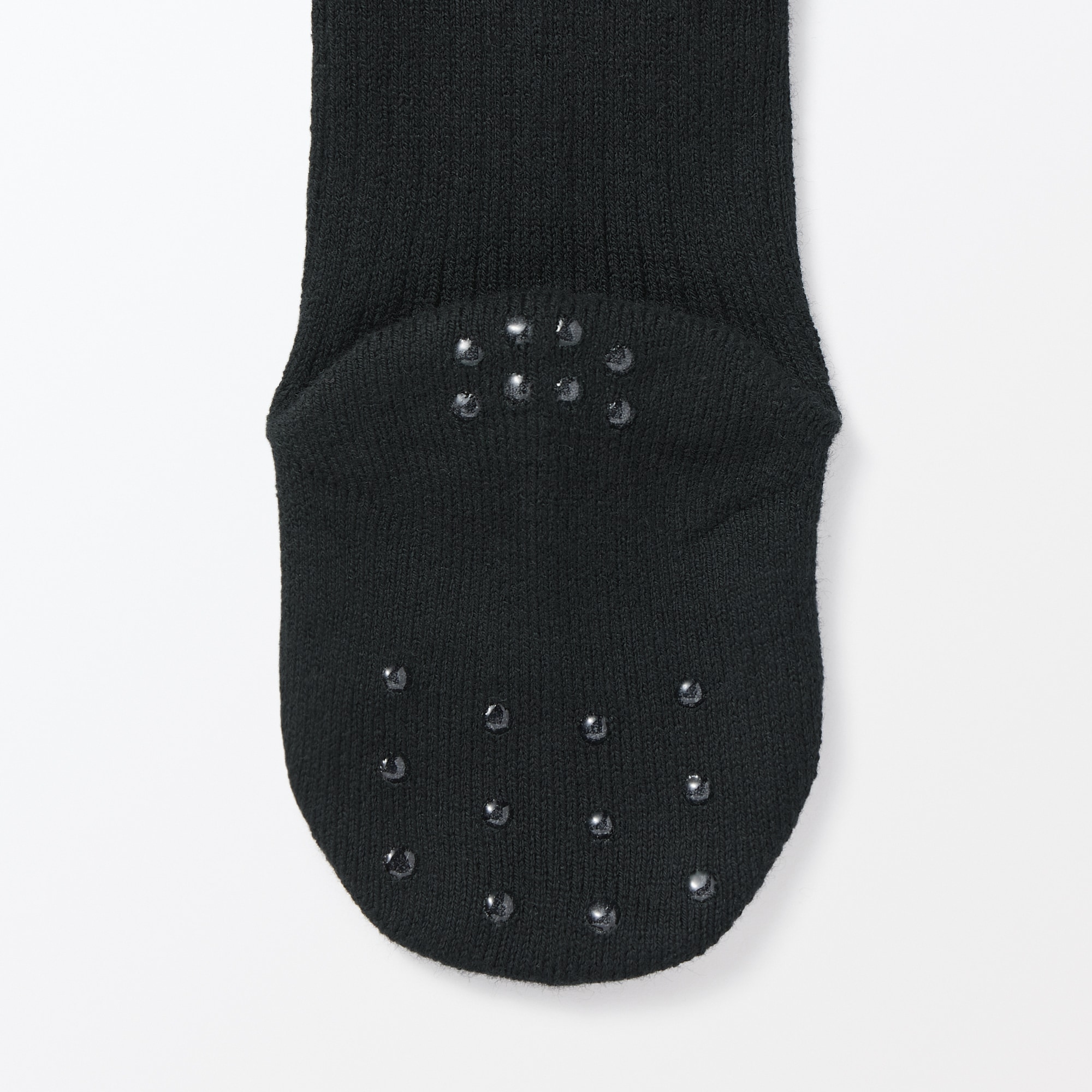 ベビー　足なり直角　かかとに合う　リブ編みタイツ