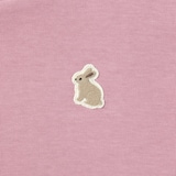 ベビー　あたまするっと二重編み刺繍入りスウェットシャツ