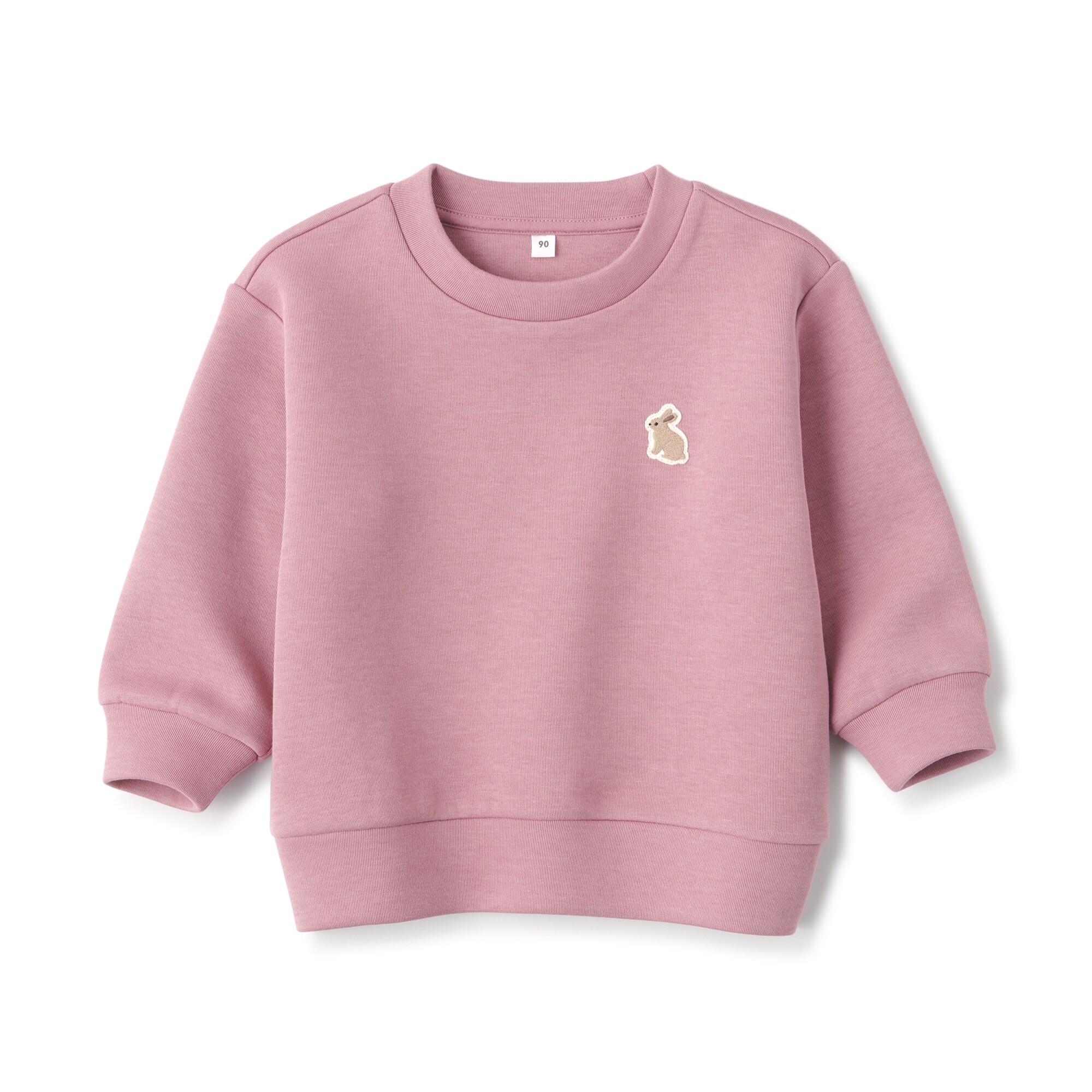 未使用級　ドゥロワー　薄ピンク　ベージュ　セーター 長袖　コットン　スウェット 未使用級 ドゥロワー 薄ピンク ベージュ セーター 長袖 コットン