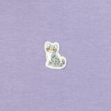 ベビー　あたまするっと二重編み刺繍入りスウェットシャツ