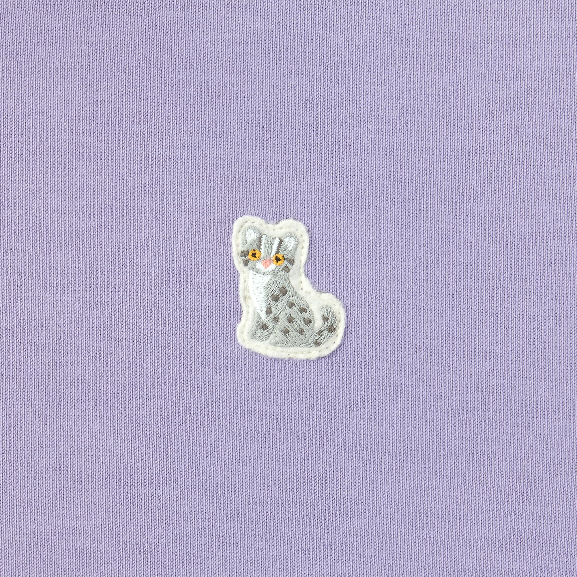 ベビー　あたまするっと二重編み刺繍入りスウェットシャツ