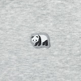 ベビー　あたまするっと二重編み刺繍入りスウェットシャツ