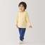 ベビー　あたまするっと　クルーネック長袖Ｔシャツ　無地