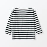 ベビー　あたまするっと　クルーネック長袖Ｔシャツ　ボーダー