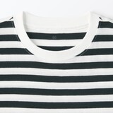 ベビー　あたまするっと　クルーネック長袖Ｔシャツ　ボーダー