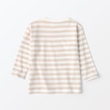 ベビー　あたまするっと　クルーネック長袖Ｔシャツ　ボーダー