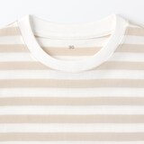 ベビー　あたまするっと　クルーネック長袖Ｔシャツ　ボーダー