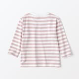 ベビー　あたまするっと　クルーネック長袖Ｔシャツ　ボーダー