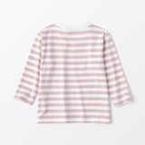 ベビー　あたまするっと　クルーネック長袖Ｔシャツ　ボーダー