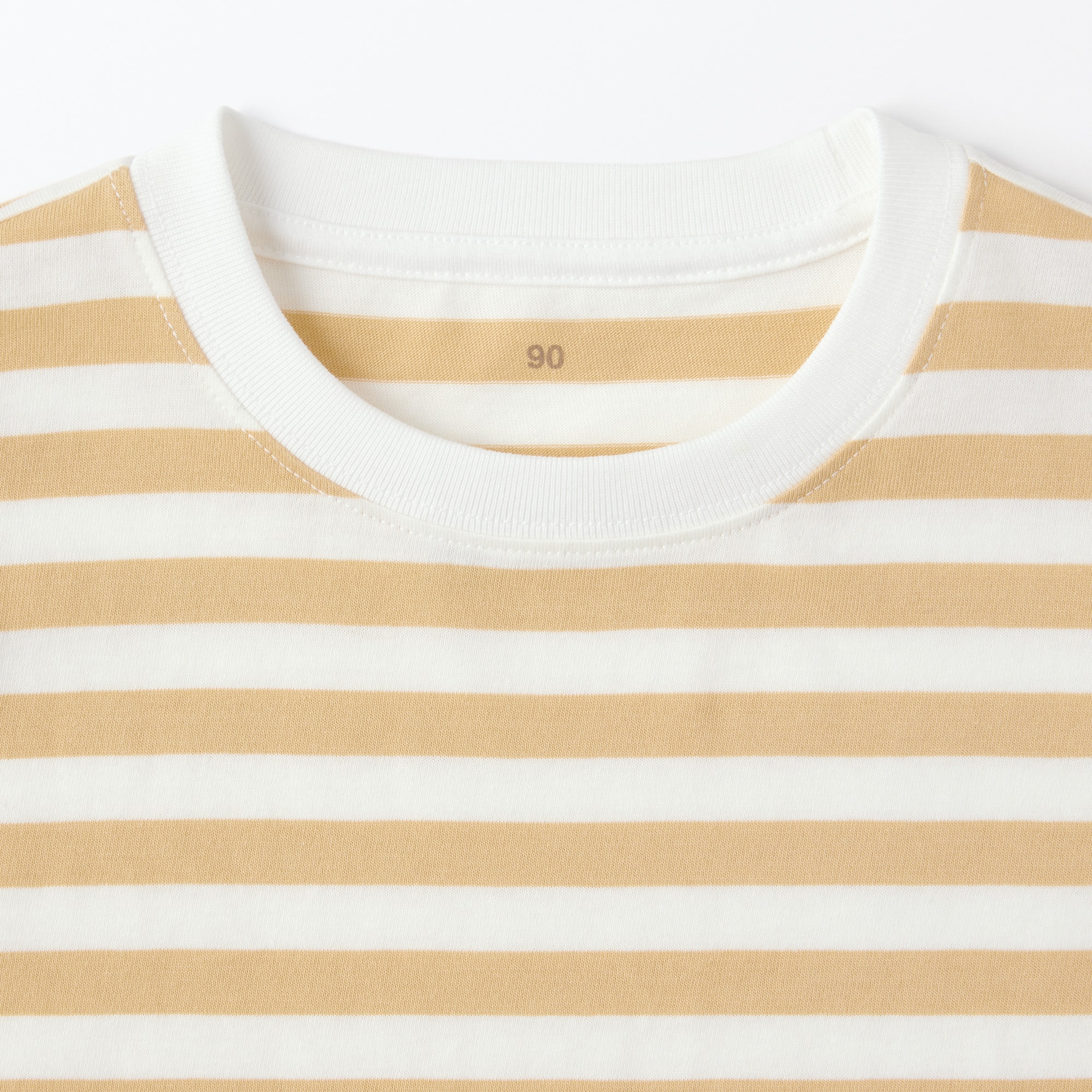 ベビー　あたまするっと　クルーネック長袖Ｔシャツ　ボーダー