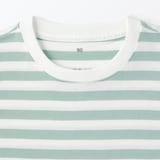 ベビー　あたまするっと　クルーネック長袖Ｔシャツ　ボーダー