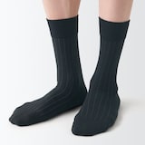 紳士　足なり直角　ビジネス靴下（ストライプ柄）