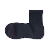 紳士　足なり直角　あったか綿　厚手ショート丈靴下（ウール入り）