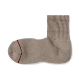 紳士　足なり直角　あったか綿　厚手ショート丈靴下（ウール入り）