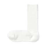 紳士　足なり直角　ズレ落ちにくいリブ編み靴下