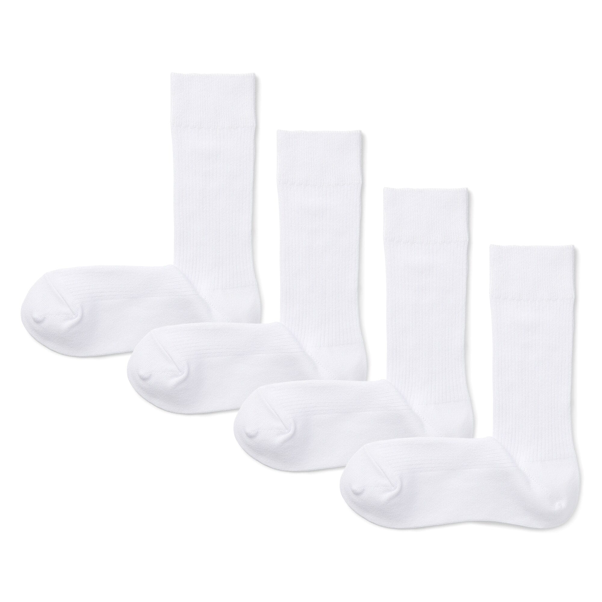 関東国際　リブ編み靴下4足セット ホワイト ネイビー　値段交渉あり 関東国際 リブ編み靴下4足セット ホワイト ネイビー 値段交渉あり