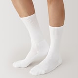 紳士　足なり直角　パイル編み　靴下（厚手・無地）