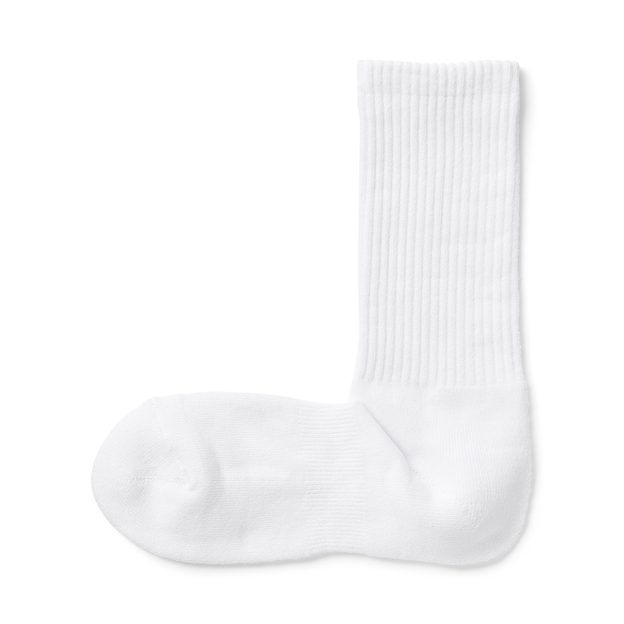 紳士　足なり直角　パイル編み　靴下（厚手・無地）