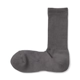 紳士　足なり直角　パイル編み　靴下（厚手・無地）