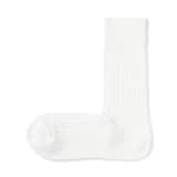 紳士　足なり直角　リブ編み　厚手靴下