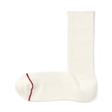 紳士　足なり直角　あったか綿　リブ編み靴下（ウール入り）