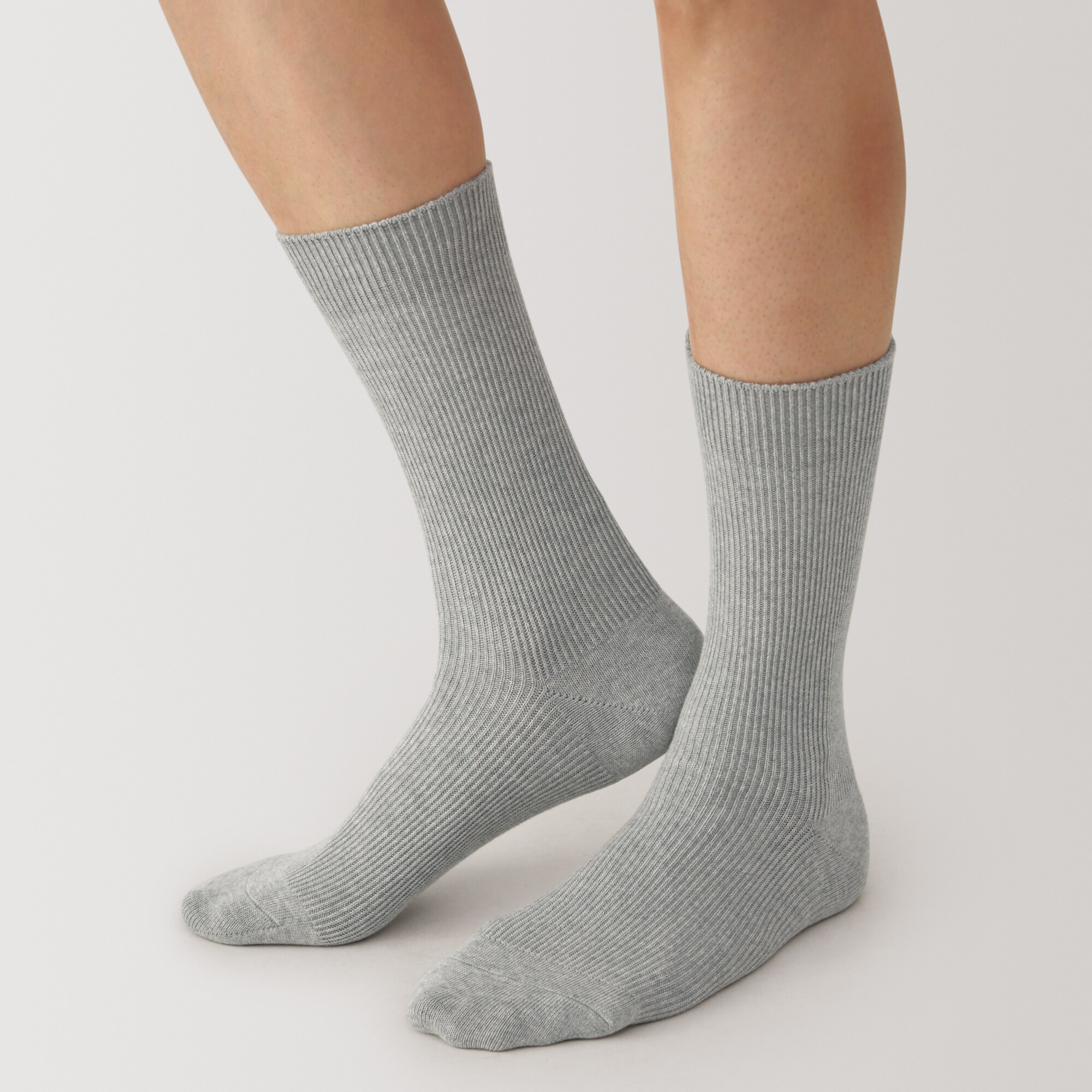 紳士　足なり直角　裏返しても履ける　靴下　※杢色