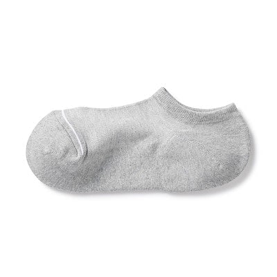 婦人　足なり直角　パイル編みスニーカーイン（ラインあり）