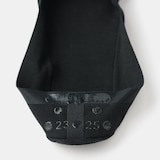 婦人　つま先に縫い目のない　浅履きフットカバー（かかと滑り止め付き）