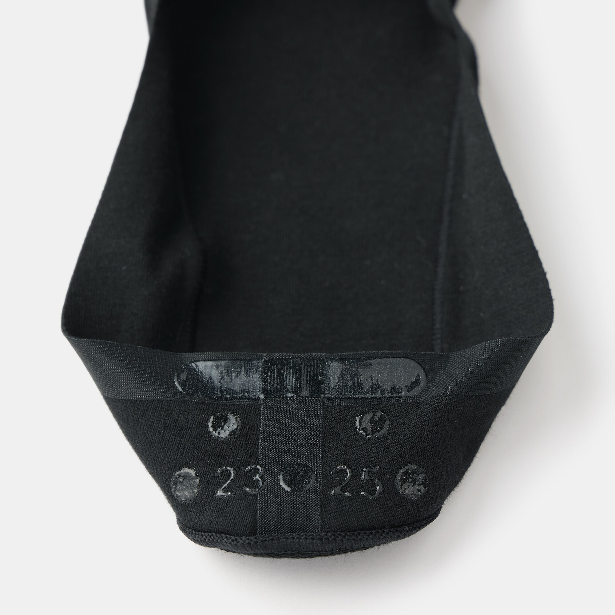 婦人　つま先に縫い目のない　浅履きフットカバー（かかと滑り止め付き）