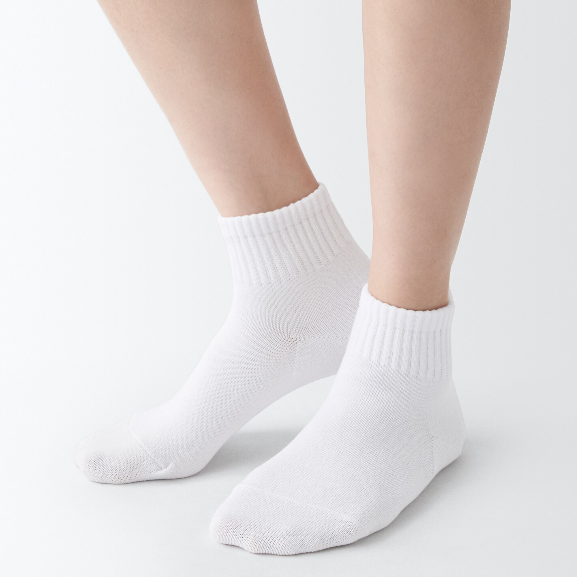 婦人　足なり直角　ショート丈靴下（４足組）