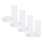 婦人　足なり直角　リブ編み靴下（４足組）