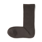 婦人　足なり直角　履き口やわらか　ざっくり編み靴下