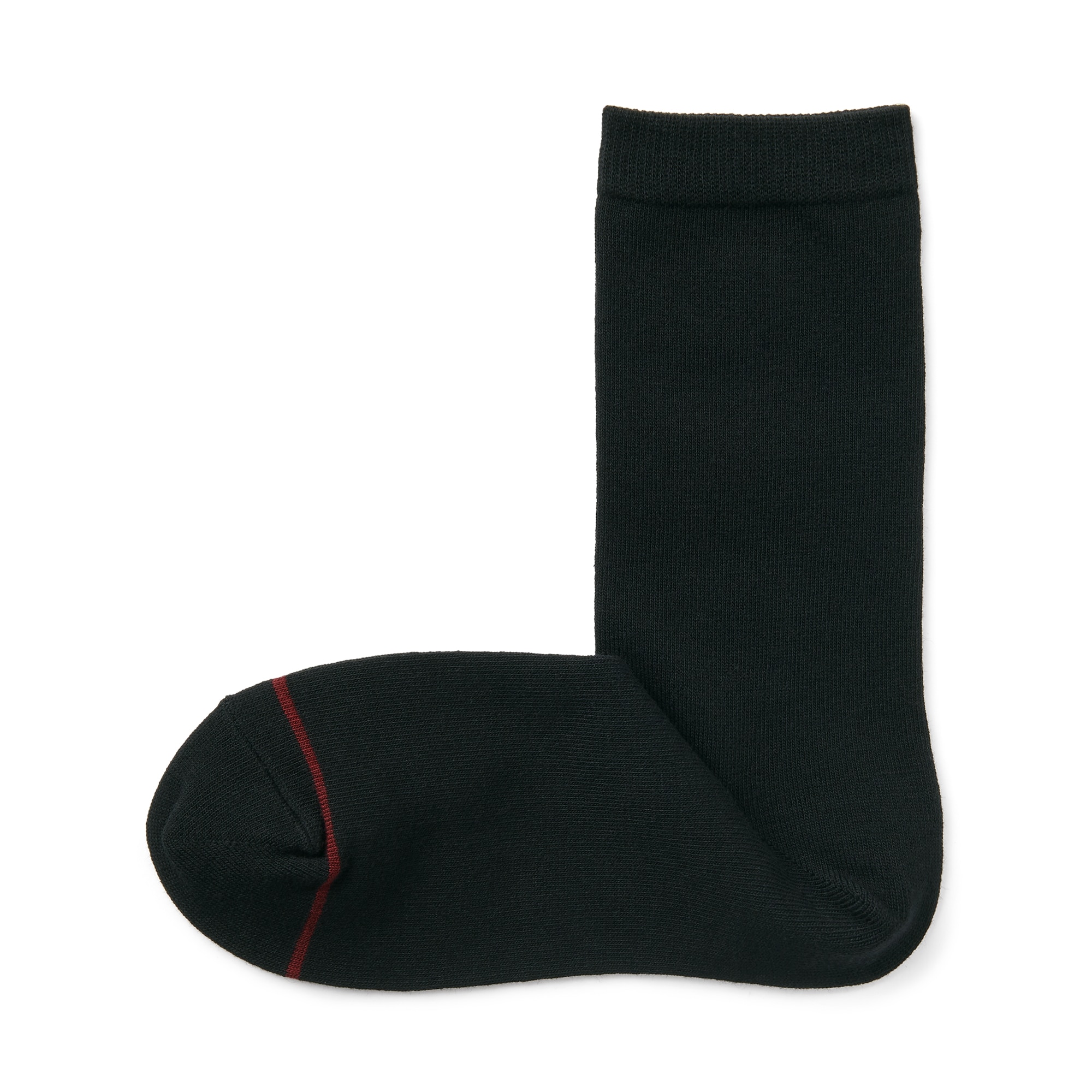 婦人　足なり直角　履き口やわらか　あったか綿　靴下（ウール入り・口ゴムなし）