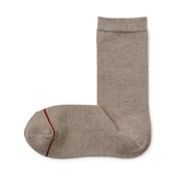 婦人　足なり直角　履き口やわらか　あったか綿　靴下（ウール入り・口ゴムなし）