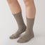 婦人　足なり直角　あったか綿　厚手靴下（ウール入り・無地）